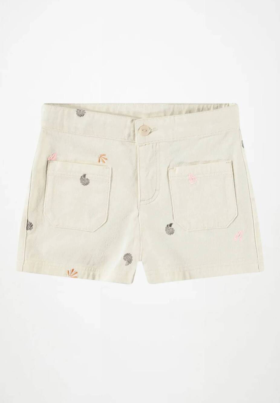 NEW MOLO girl's amanda shorts in off-white